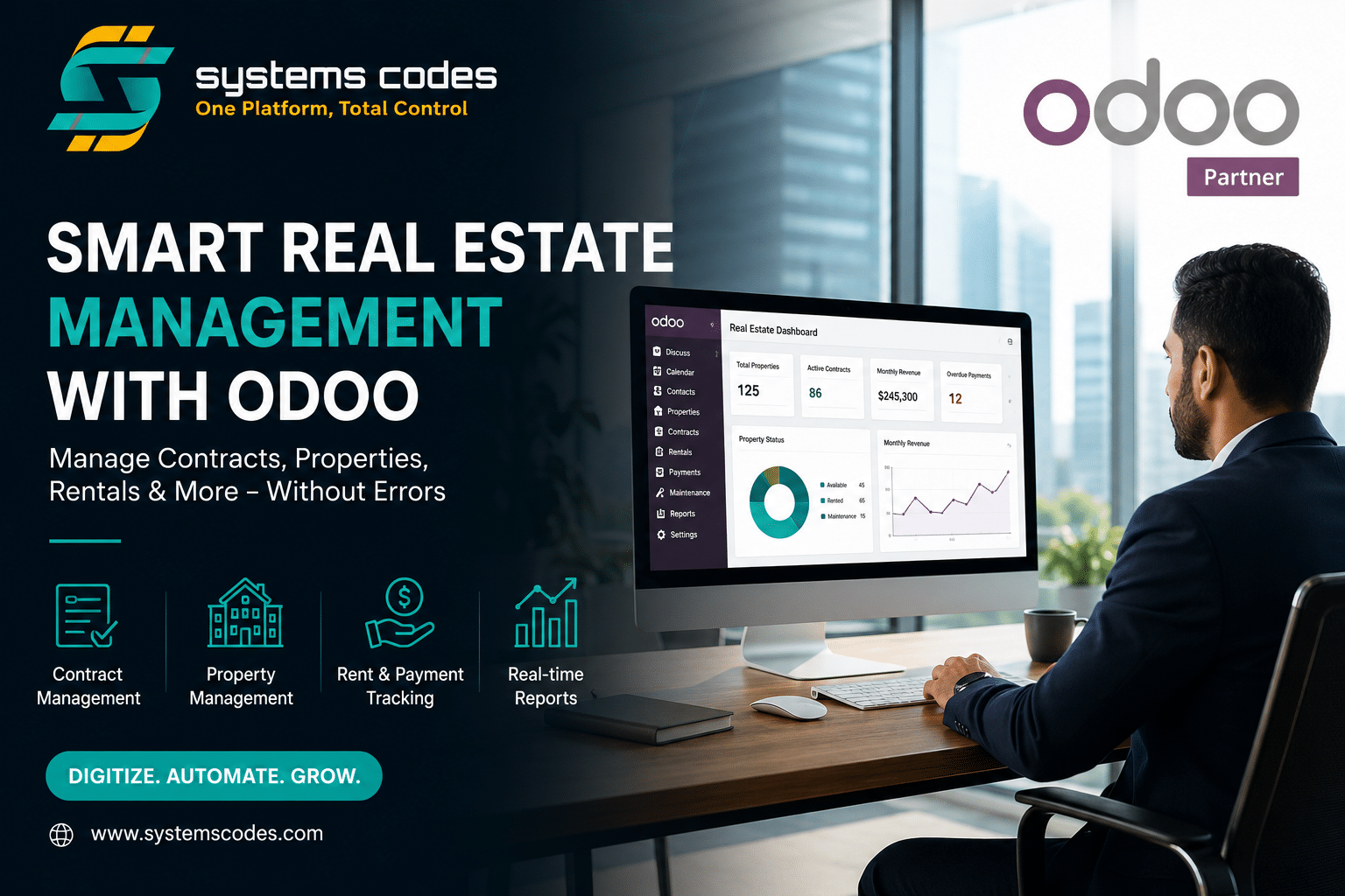 🏢 Odoo للعقارات 2026 | إدارة ذكية بلا أخطاء