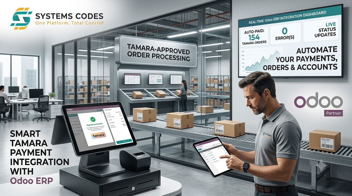 تمارا وOdoo ERP: إدارة الدفع والمخزون
